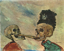 Inauguran exposición del artista plástico James Ensor Inauguran exposición del artista plástico James Ensor