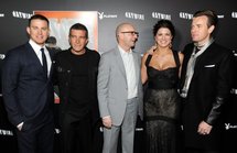 Los protagonistas de Haywire, en una presentación del film. Los protagonistas de Haywire, en una presentación del film.