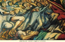 Un mural de David Alfaro Siqueiros