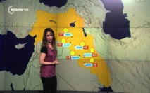 El tiempo en un canal kurdo El tiempo en un canal kurdo