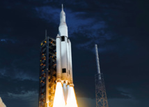 Representación de como será el SLS Representación de como será el SLS