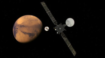 Representación de la TGO cerca de Marte