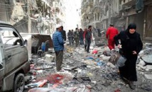 El ejército sirio intensifica su campaña de bombardeos contra Alepo El ejército sirio intensifica su campaña de bombardeos contra Alepo