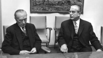 Konrad Adenauer-a la izquierda-y Hans Globke Konrad Adenauer-a la izquierda-y Hans Globke