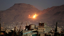 Un bombardeo saudí en Yemen Un bombardeo saudí en Yemen