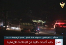 Los últimos autobuses con rebeldes saliendo de Alepo Los últimos autobuses con rebeldes saliendo de Alepo