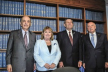 Los ministros de Exteriores de Argentina, Uruguay, Paraguay y Brasil Los ministros de Exteriores de Argentina, Uruguay, Paraguay y Brasil