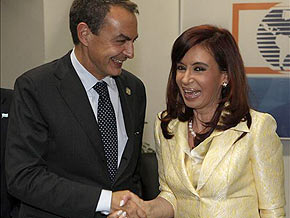 Un guiño de Cristina a las inversiones españolas Un guiño de Cristina a las inversiones españolas