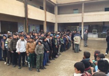 Los niños en una escuela de Mosul Los niños en una escuela de Mosul