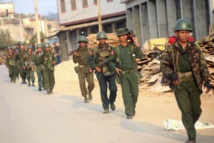 Soldados birmanos