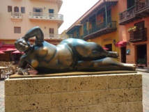 Una escultura de Botero