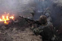 Ciudad ucraniana de Avdiivka en medio de combates Ciudad ucraniana de Avdiivka en medio de combates