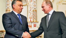 Orban-a la izquierda- y Putin