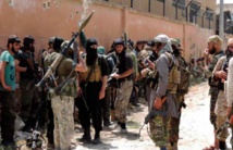 Miembros de Daesh-estado islámico-. Miembros de Daesh-estado islámico-.