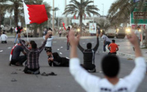 Manifestantes en Bahrein