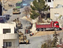 Combates cerca de Damasco antes de las negociaciones de paz Combates cerca de Damasco antes de las negociaciones de paz