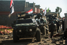 Tropas iraquíes en Mosul