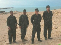 Dirigentes saharauis en Elgargarat Dirigentes saharauis en Elgargarat