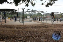 Obras de construcción de una zona de concentración Obras de construcción de una zona de concentración