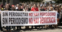 Manifestación contra los asesinatos de periodistas Manifestación contra los asesinatos de periodistas