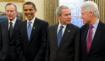 Obama quiere aprender de los éxitos de sus antecesores en inédito almuerzo Obama quiere aprender de los éxitos de sus antecesores en inédito almuerzo