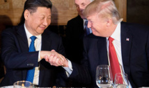 Xi Jinping-a la izquierda-y Donald Trump