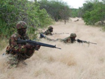 Soldados de la fuerza africana en Somalia