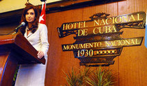 Cristina Fernández se reunió con Fidel Castro en Cuba