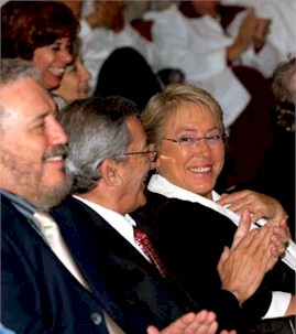 Presidenta chilena elogia niveles de salud de Cuba