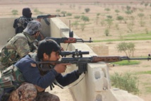 Milicianos kurdos de las YPG Milicianos kurdos de las YPG