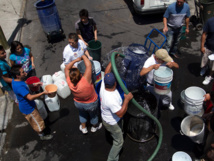 Distribución de agua en Iztapalapa