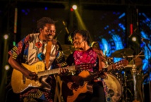 La cantante de Camerún Kareyce Fotso en el festival La cantante de Camerún Kareyce Fotso en el festival