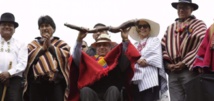 Evo Morales-a la izquierda-y Lenin Moreno, en el centro.