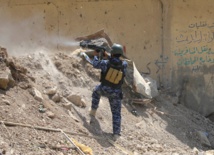 Un soldado iraquí en Mosul Un soldado iraquí en Mosul