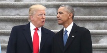 Trump-a la izquierda-y Obama Trump-a la izquierda-y Obama
