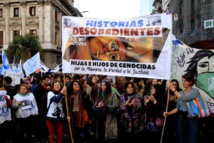 Las hijas de genocidas en la manifestación Las hijas de genocidas en la manifestación