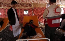 Una mujer enferma de cólera en Yemen Una mujer enferma de cólera en Yemen