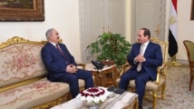 Haftar-a la izquierda-y Sisi Haftar-a la izquierda-y Sisi