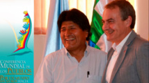 Evo Morales-a la izquierda-y Rodríguez Zapatero