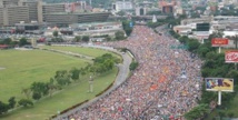 Manifestación opositora en Caracas, Venezuela. Manifestación opositora en Caracas, Venezuela.
