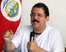 Presidente Zelaya exigió a EEUU que se pronuncie contra golpe de Estado Presidente Zelaya exigió a EEUU que se pronuncie contra golpe de Estado