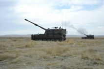 Lanzacohetes T-155 Firtina del ejército turco. Lanzacohetes T-155 Firtina del ejército turco.