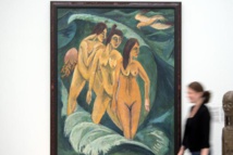 Tres bañistas, de Ernst Ludwig Kirchner