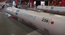 Piezas del gasoducto Nord Stream que une Rusia con Alemania por el mar Báltico y que está siendo ampliado.