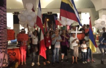 Los participantes en la vigilia Los participantes en la vigilia