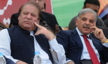 Nawaz-a la izquierda-y Shahbaz Sharif Nawaz-a la izquierda-y Shahbaz Sharif