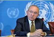 El investigador de Naciones Unidas Richard Goldstone El investigador de Naciones Unidas Richard Goldstone