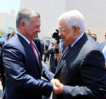 El rey Abdulá-a la izquierda-y Mahmud Abbas El rey Abdulá-a la izquierda-y Mahmud Abbas