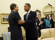 Zapatero promete a Obama enviar más guardias civiles a Afganistán