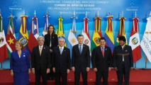Los presidentes de los países del Mercosur, excepto Venezuela.